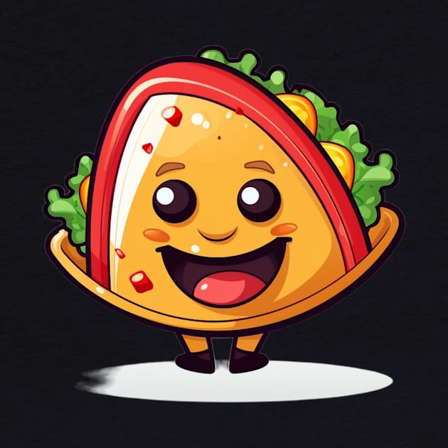 kawaii Taco T-Shirt cute potatofood funny by nonagobich